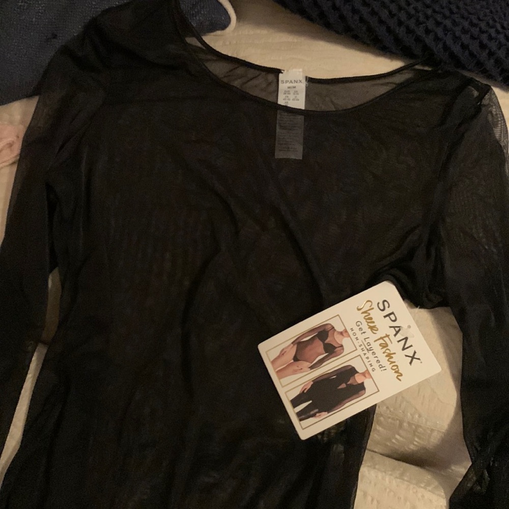 Spanx sheer bodysuit